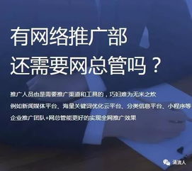 專業網絡推廣服務入駐清流 網總管承諾無效果不收費，助力企業騰飛